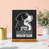 Berner Sennenhond Laat Me Jouw Acryl Bord (Huwelijk)