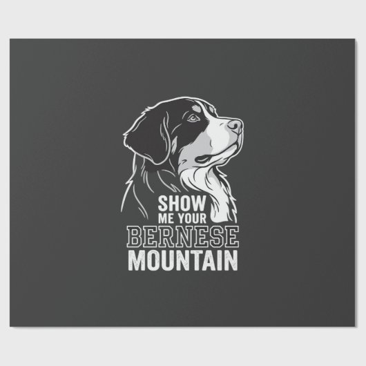 Berner Sennenhond Laat Me Jouw Cadeaupapier (Vlak)