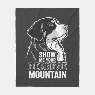 Berner Sennenhond Laat Me Jouw Fleece Deken