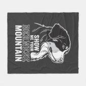 Berner Sennenhond Laat Me Jouw Fleece Deken (Voorkant (Horizontaal))