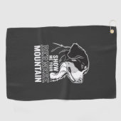 Berner Sennenhond Laat Me Jouw Golfhanddoek (Horizontaal)