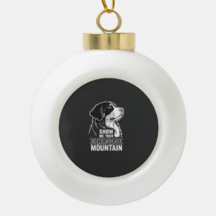 Berner Sennenhond Laat Me Jouw Keramische Bal Ornament