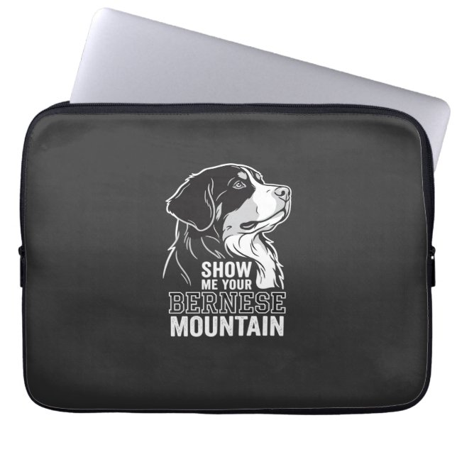 Berner Sennenhond Laat Me Jouw Laptop Sleeve (Voorkant)