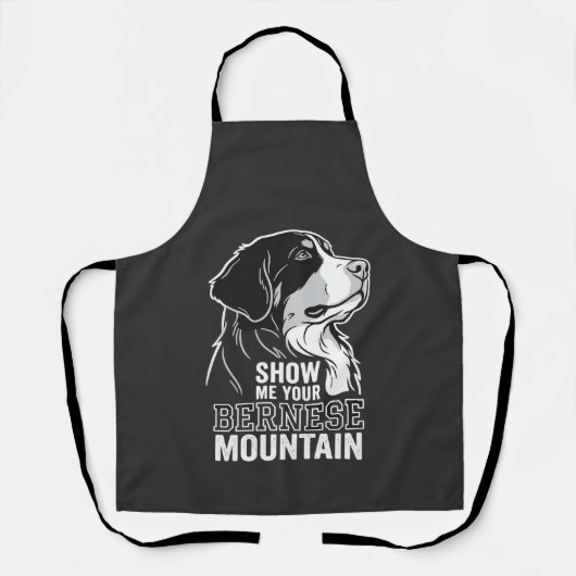 Berner Sennenhond Laat Me Jouw Schort (Voorkant)