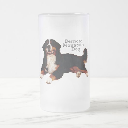 Berner Sennenhond Matglas Bierpul (Center)