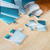 Berner Sennenhond met kerstcadeau Legpuzzel (Zijkant)