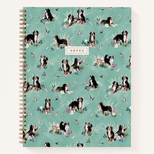 BERNER SENNENHOND NOTITIEBOEK (Voorkant)