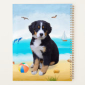 Berner Sennenhond op het Strand Planner (Achterkant)