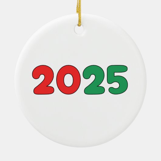 Berner Sennenhond Ornament: Merry Woofmas Keramisch Ornament (Achterkant)