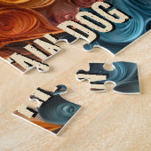 Berner Sennenhond Papier Quilling Kunstportret Legpuzzel (Zijkant)