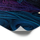 Berner Sennenhond Papier Quilling Kunstportret Poster (Hoek)