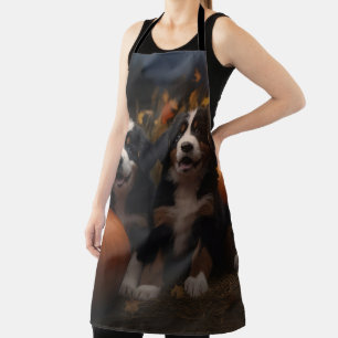 Berner Sennenhond Puppy Autumn Delight Pumpkin Schort