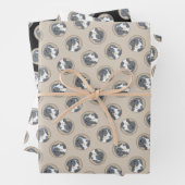 Berner Sennenhond Puppy Schilderen Schattigee Pet Inpakpapier Vel (In situ)