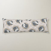 Berner Sennenhond Puppy Schilderen Schattigee Pet Lichaamskussen (Achterkant)