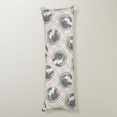 Berner Sennenhond Puppy Schilderen Schattigee Pet Lichaamskussen (Achterkant (Verticaal))