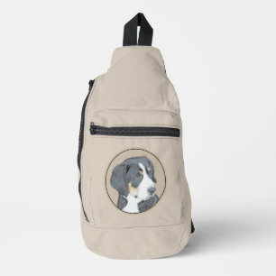 Berner Sennenhond Puppy Schilderen Schattigee Pet  Sling Bag