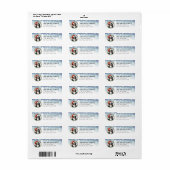 Berner Sennenhond Retouradreslabels Etiket (Full Sheet)