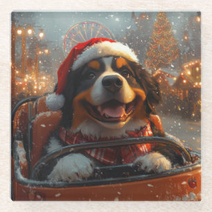 Berner Sennenhond Roller Onderzetter Kerst