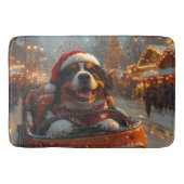 Berner Sennenhond Roller Onderzetter Kerst Badmat (Voorkant)