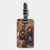 Berner Sennenhond Roller Onderzetter Kerst Bagagelabel (Voorkant verticaal)