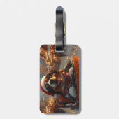 Berner Sennenhond Roller Onderzetter Kerst Bagagelabel (Achterkant verticaal)