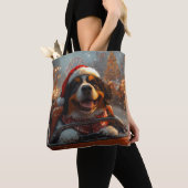 Berner Sennenhond Roller Onderzetter Kerst Tote Bag (Dichtbij)