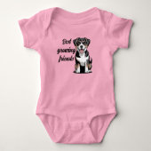 berner sennenhond romper (Voorkant)