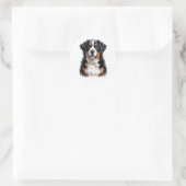 Berner Sennenhond  Ronde Sticker (Tas)
