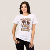 Berner Sennenhond Schattige Huisdier Vrouwen T-shi Tri-Blend Shirt (Voorkant volledig)