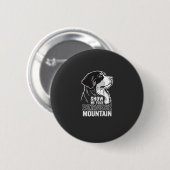 Berner Sennenhond Show Me Your Ronde Button 5,7 Cm (Voorkant /achterkant)