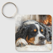 Berner Sennenhond Sleutelhanger (Voorkant)