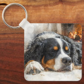 Berner Sennenhond Sleutelhanger (Voorkant)