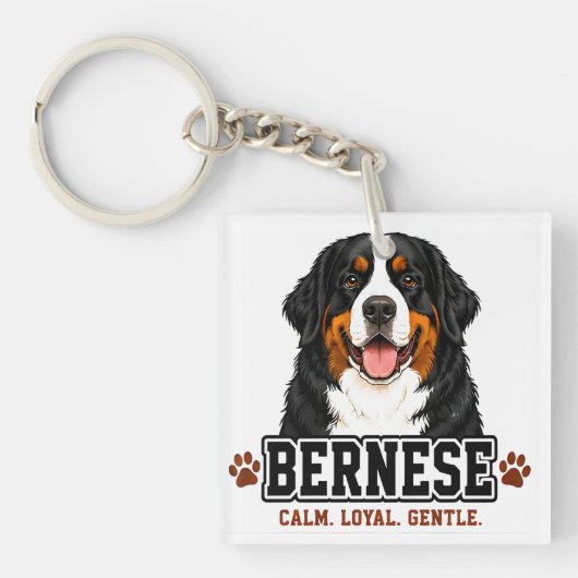 🐾 Berner Sennenhond 🐾 Sleutelhanger (voorkant)