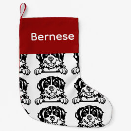 Berner Sennenhond sokken Gepersonaliseerd hond Sok Kleine Kerstsok