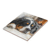 Berner Sennenhond Tegeltje (Zijkant)