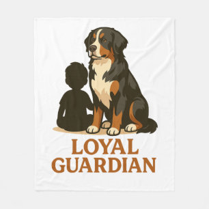 Berner Sennenhond trouwe familiebewaker Fleece Deken
