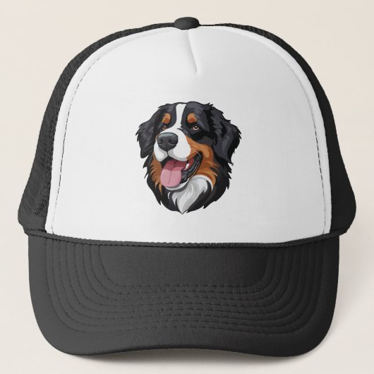 Berner Sennenhond Trucker Pet (Voorkant)
