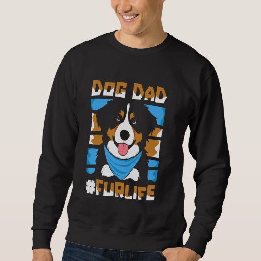 Berner Sennenhond Vader Ras - Pet Dog Dad Fu Trui (Voorkant)