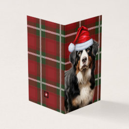 Berner Sennenhond Vakantie Plaid Kerst Kaart