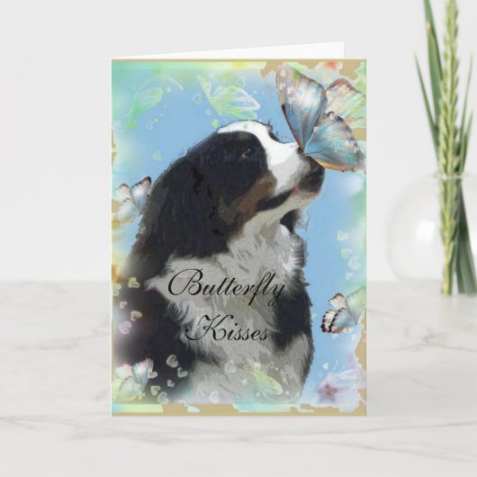 Berner Sennenhond wenskaart Kaart (Voorkant)