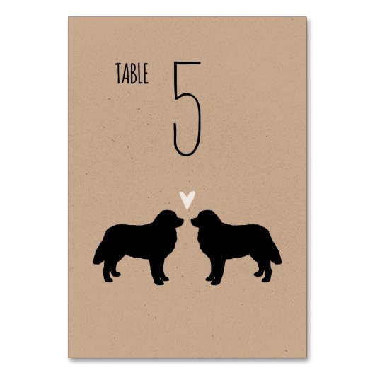 Berner Sennenhonden bruiloft receptie Kaart (Voorkant)