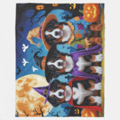 Berner Sennenhonden Pompoen Halloween Grappig Fleece Deken (Voorkant)