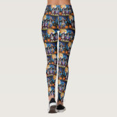 Berner Sennenhonden Pompoen Halloween Grappig Leggings (Achterkant)