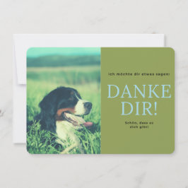 Berner Sennenhund Bedankkaart