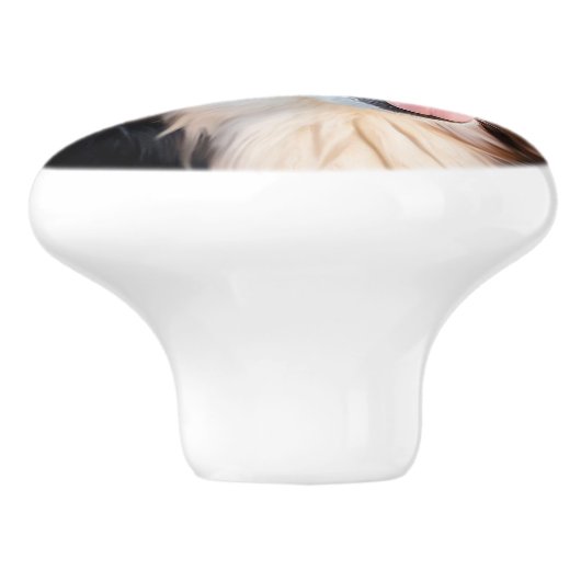 Berner Sennenhund Keramische Knop (Zijkant)