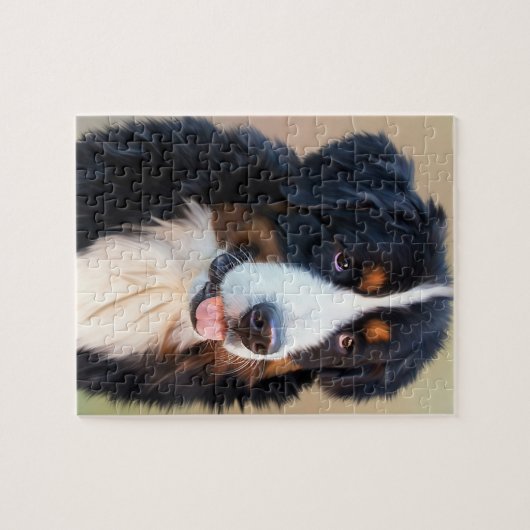 Berner Sennenhund Legpuzzel (Horizontaal)