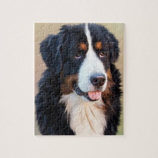 Berner Sennenhund Legpuzzel (Verticaal)