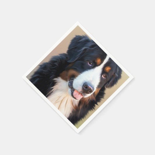 Berner Sennenhund Servetten (Hoek)