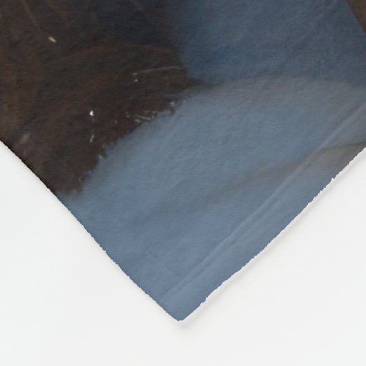 Berner Sneeuwslee Christmas decoratie  Fleece Deken (Hoek)