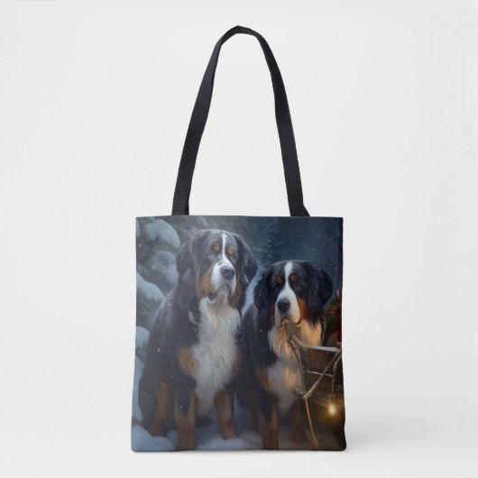 Berner Sneeuwslee Christmas decoratie Tote Bag (Voorkant)
